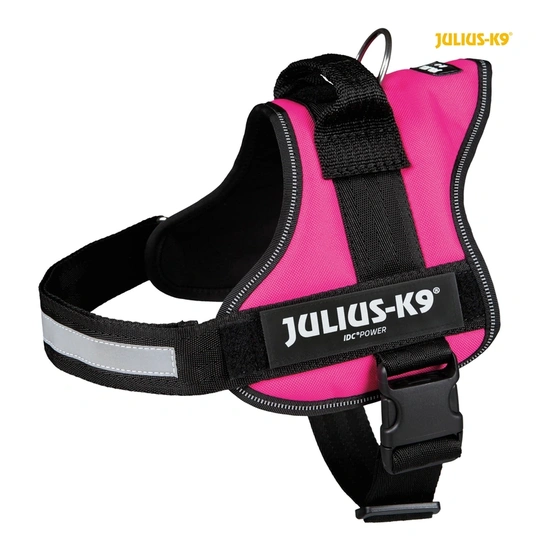 Trixie Hám Julius-K9 2/L–XL: 71–96 cm/50 mm, fuchsia