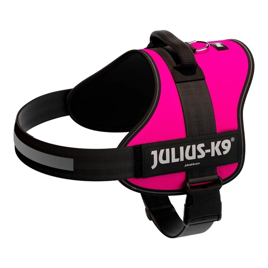 Trixie Hám Julius-K9 3/XL–XXL: 82–116 cm/50 mm, fuchsia