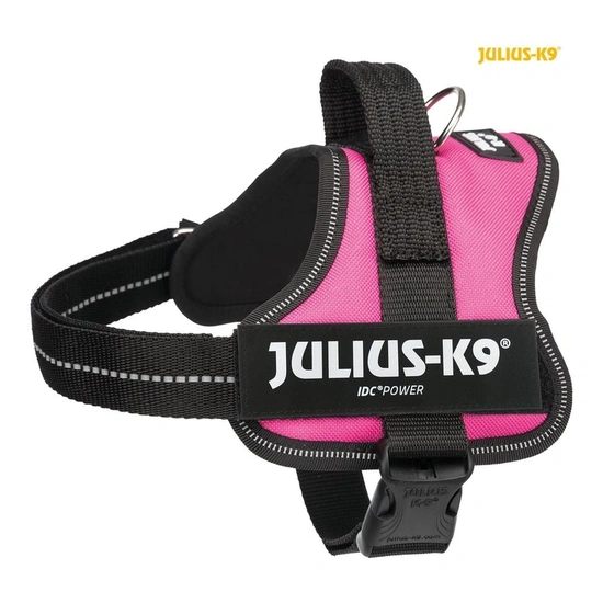 Trixie Hám Julius-K9 Power, S/Mini: 51–67 cm/28 mm, Fukszia