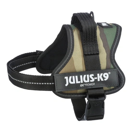 Trixie Hám Julius-K9 Power, S/Mini: 51–67 cm/28 mm, Terepmintás