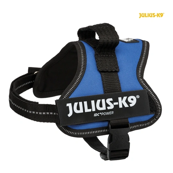 Trixie Hám Julius-K9 Power, XS/Mini-Mini: 40–53 cm/22 mm, Kék