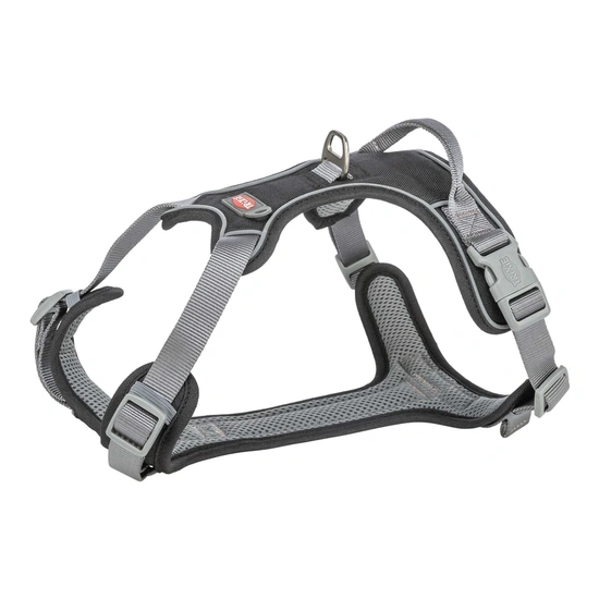 Trixie Hám Premium Active M–L: 60–75 cm/25 mm, Fekete