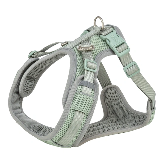 Trixie Hám Premium FlexMesh, L: 63–92 cm / 25 mm, zsályazöld