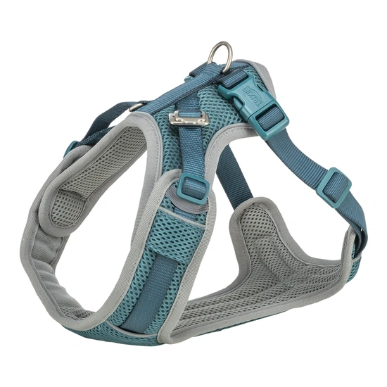 Trixie Hám Premium FlexMesh, S–M: 48–69 cm / 20 mm, petrol