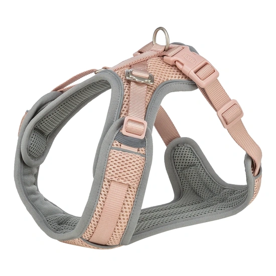 Trixie Hám Premium FlexMesh, XS–S: 40–57 cm / 15 mm, púderrózsaszín