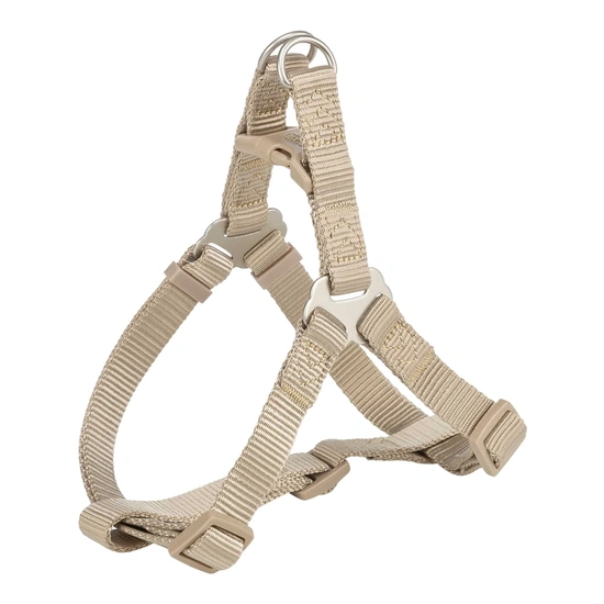 Trixie Hám Premium One Touch L: 65-80 cm/25 mm, Homok