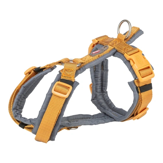 Trixie Hám Prémium túra M: 53–64 cm/20 mm, sárga/szürke