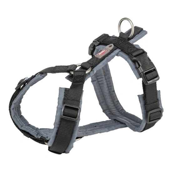 Trixie Hám Prémium túra XS–S: 32–38 cm/13 mm, fekete/szürke