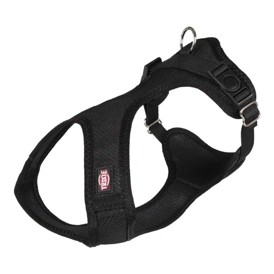 Trixie Hám Túrázáshoz Comfort Soft XXS–XS: 28–40 cm/15 mm, fekete