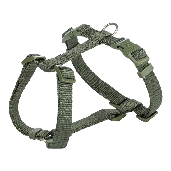 Trixie Hám-H Premium L: 60-87cm/25 mm, Oliva zöld