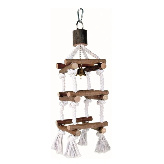 Trixie Játék Függő Torony Madárnak Kötéllel 34cm