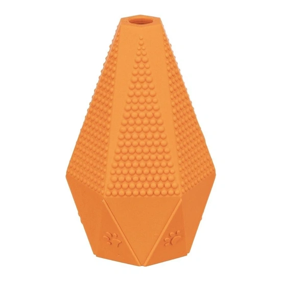 Trixie Játék gumi hatszög 10cm, narancssárga