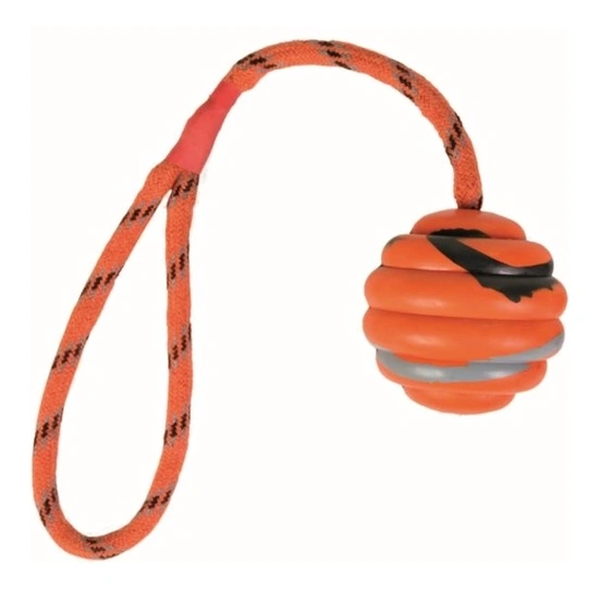 Trixie Játék Gumi Labda Kötéllel 6cm, Lime