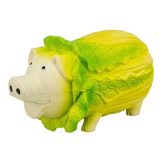 Trixie Játék Káposzta Malac, Latex, 23cm, Világoszöld