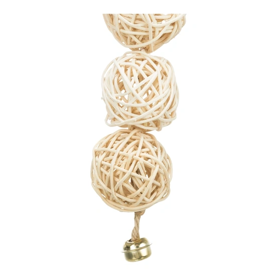 Trixie Játék Rattan Labda Csengővel, 3db 24cm