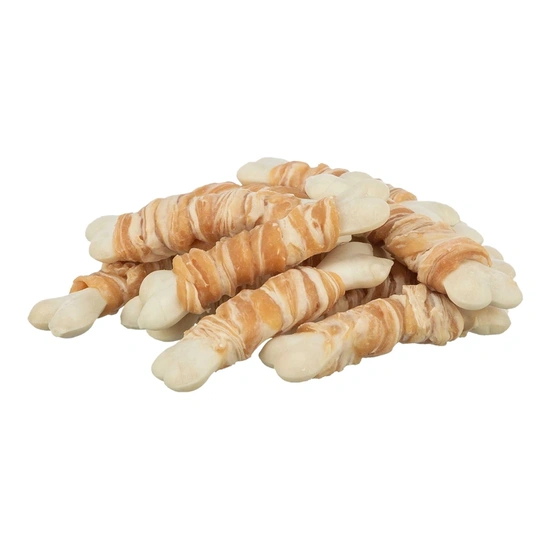 Trixie Jutalomfalat Marbled Chickies Snack Csontok Csirkével és Tőkehallal, 100g