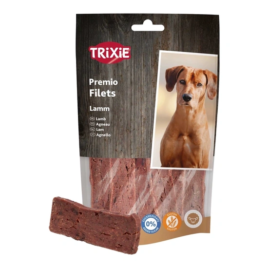 Trixie Jutalomfalat PREMIO Snack Csíkok Báránnyal, 80g