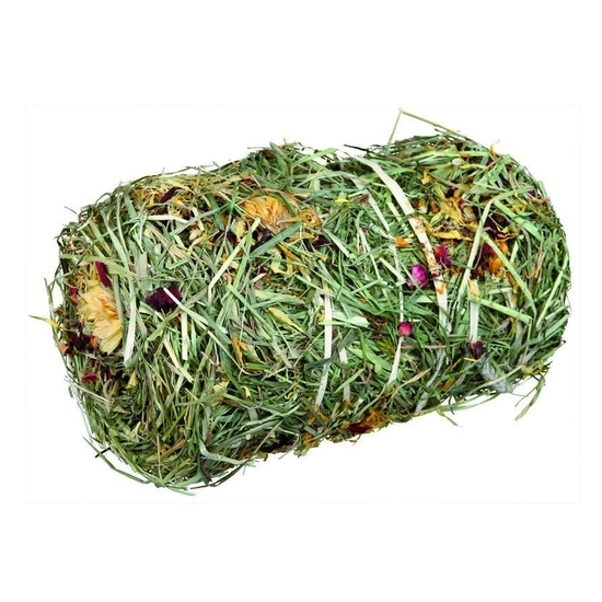 Trixie Jutalomfalat Rágcsálónak Szénabála Virágokkal 200g 10x18cm