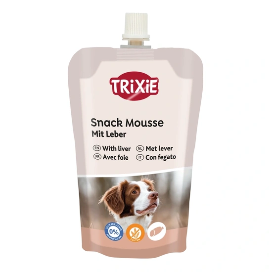 Trixie Jutalomfalat Snack mousse májjal, 200 g