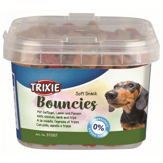 Trixie Jutalomfalat Soft Snack Bouncies Vödrös 140g