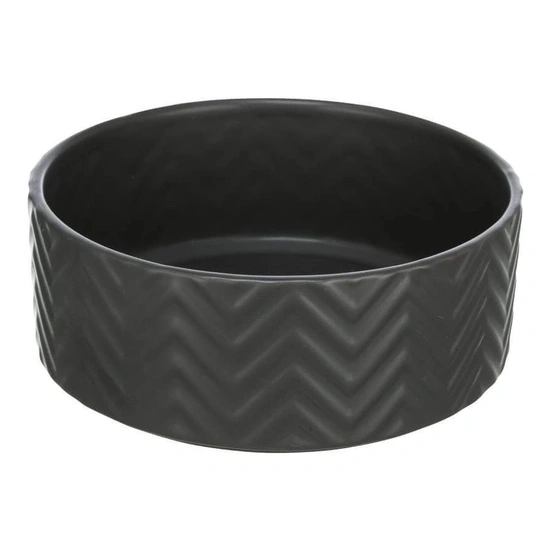 Trixie kerámia tál, 0,9 l/o 16 cm, fekete