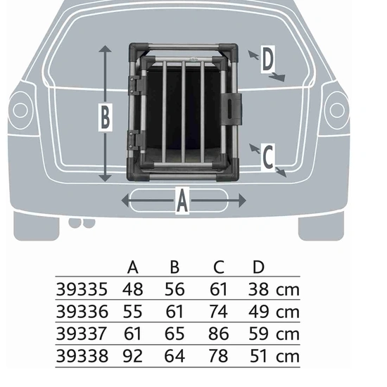 Trixie Ketrec Aluminium S 48x56x61cm, Grafit