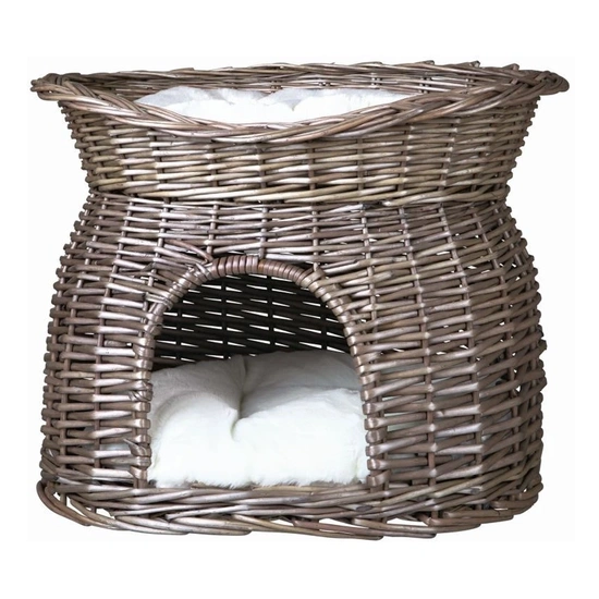 Trixie Kosár 2 szintes fekhellyel 54x43x37cm szürke