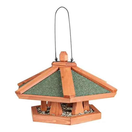 Trixie Kültéri etető madaraknak fából 42x24cm barna
