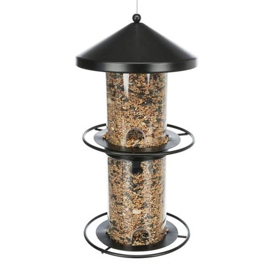 Trixie Kültéri Madáretető 2 szintes 36cm Fekete