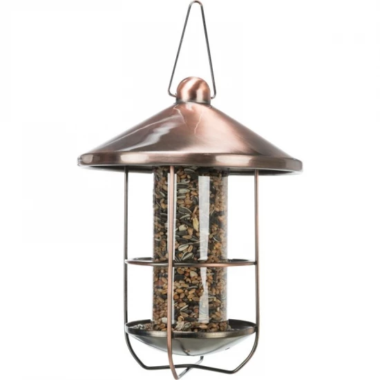 Trixie Kültéri Madáretető Ráccsal 500ml/19x26cm Réz