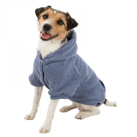 Trixie Kutyaruha BE NORDIC Flensburg Pulóver, Kapucnis L 62 cm, Kék