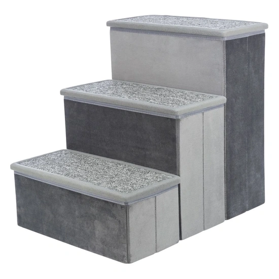 Trixie Lépcső Tárolóval, 34x45x50cm, Szürke