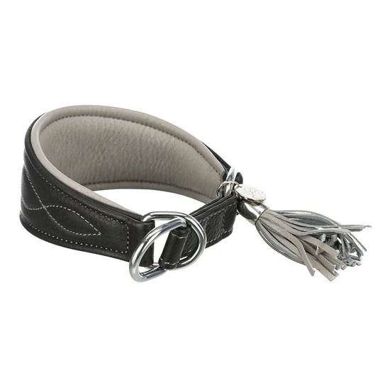 Trixie Nyakörv Active Comfort Agaraknak XS 21–26 cm/40mm Fekete/Szürke