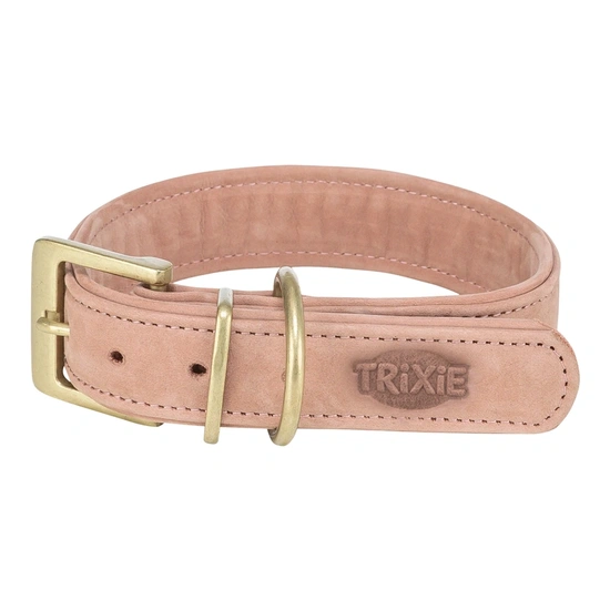 Trixie Nyakörv Pure bőr, XS–S: 27–34 cm / 25 mm, rózsaszín