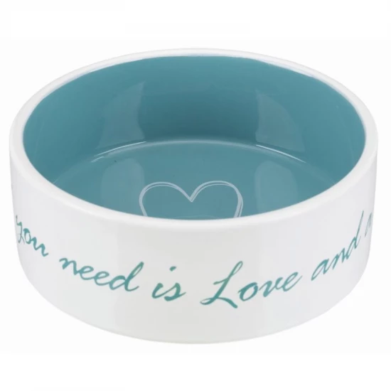 Trixie Pet´s Home kerámia tál 0,8l/16cm krém/világos kék