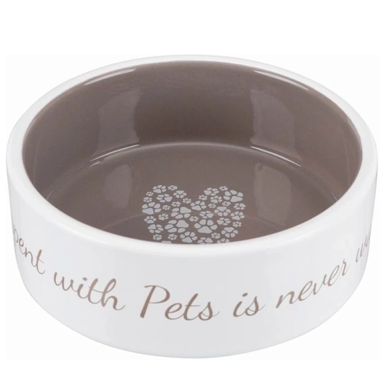 Trixie Pet´s Home kerámia tál 0,3l/12cm krém/barna