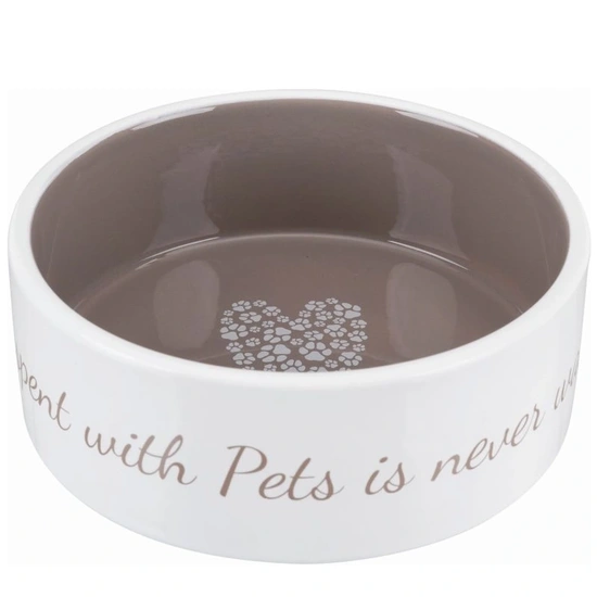Trixie Pet´s Home kerámia tál 0,8/16cm krém/barna