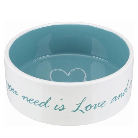 Trixie Pet´s Home kerámia tál 0,8l/16cm krém/világos kék