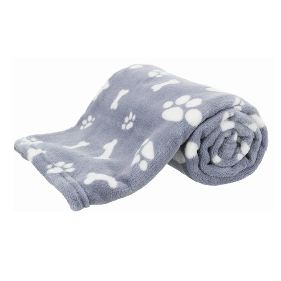 Trixie Pléd Kenny Tappancs/Csont Mintás Plüss 150x100cm Kék