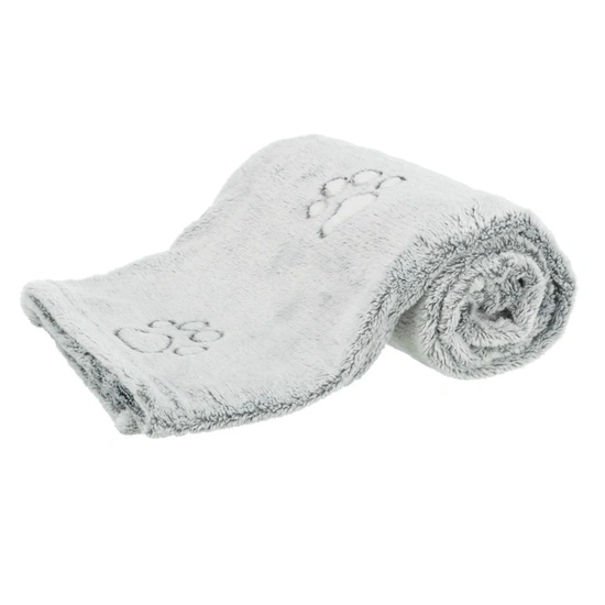 Trixie Pléd Nando, Puha Gyapjú 100 × 70 cm, Világosszürke