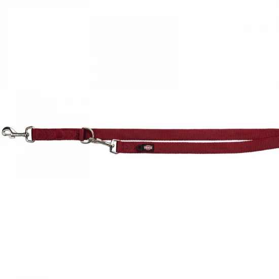 Trixie Póráz Új Prémium Hosszabítható dupla L–XL 2,00m/25mm vörös
