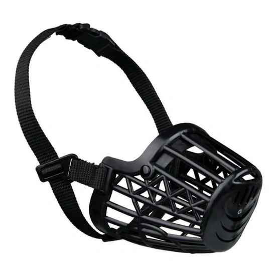 Trixie Szájkosár Műanyag M fekete