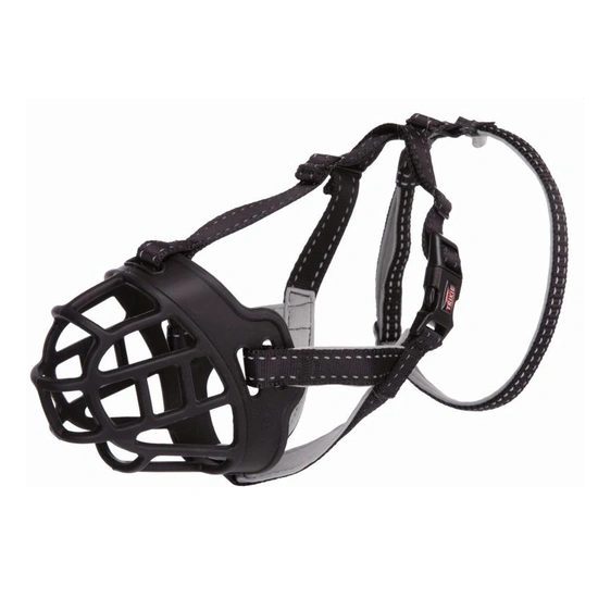 Trixie Szájkosár Szilikon, L-XL Fekete