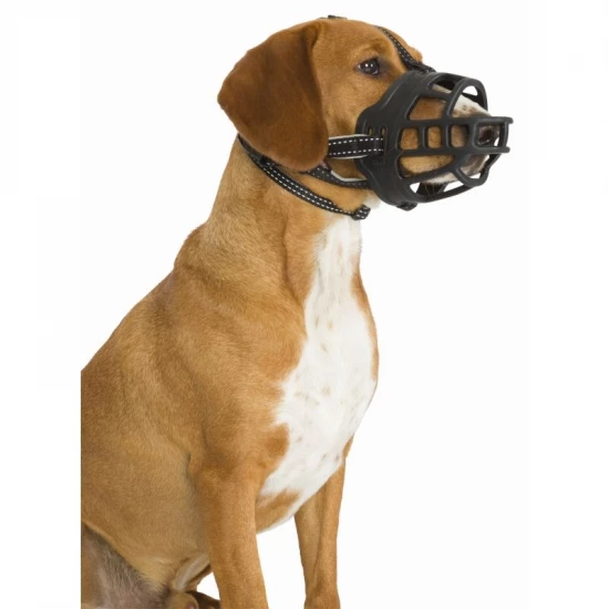 Trixie Szájkosár Szilikon, M-L Fekete