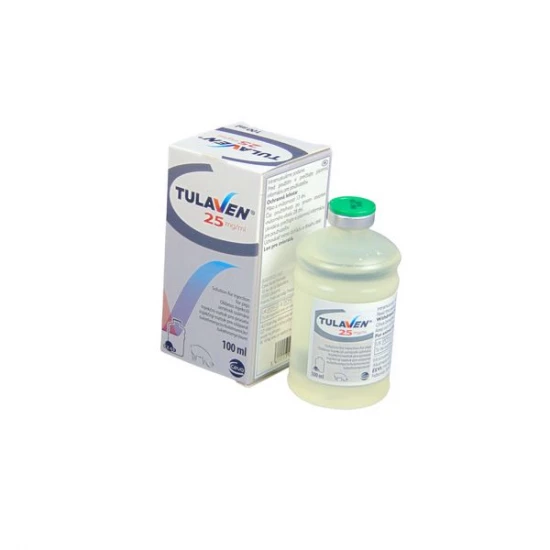 Tulaven 25 mg/ml oldatos injekció 100 ml