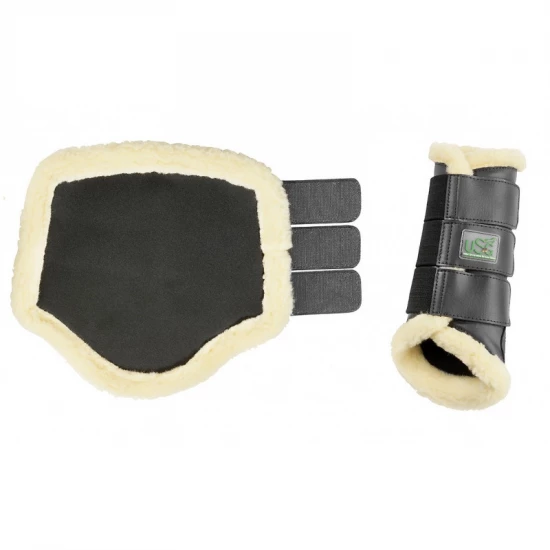 USG Breathopren műszőrmés lábvédő, fekete, S