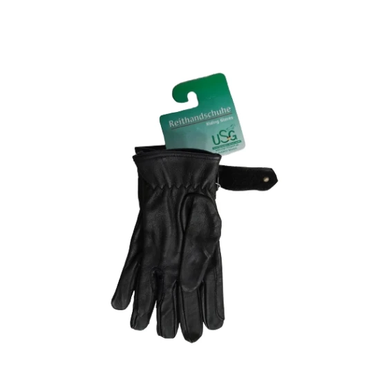 USG férfi bőr lovaglókesztyű, S