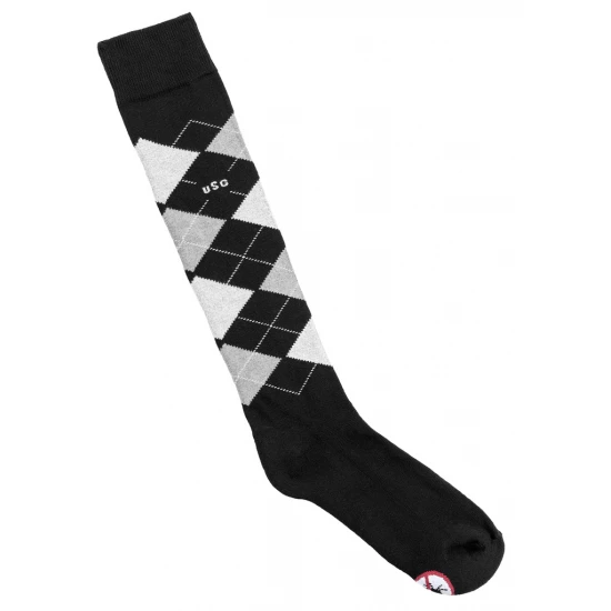 USG Original Anti-Tick Sockies lovaglózokni, fekete/szürke/antracit, 42-46