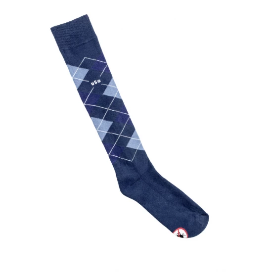 USG Original Anti-Tick Sockies lovaglózokni, kék/petrol/farmer, 36-41