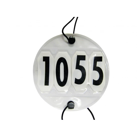 USG Startszám lovaknak, négyjegyű